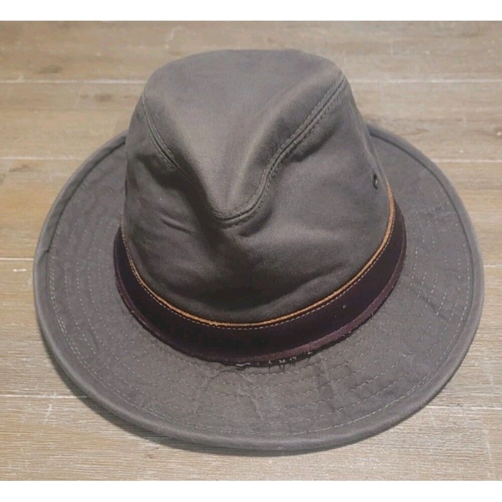 Goorin Bros. Florence Lake Weather Resistant Wide Brim Fedora Made in USA Sz Lrg